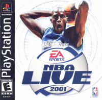 NBA Live 2001 Playstation  box art
